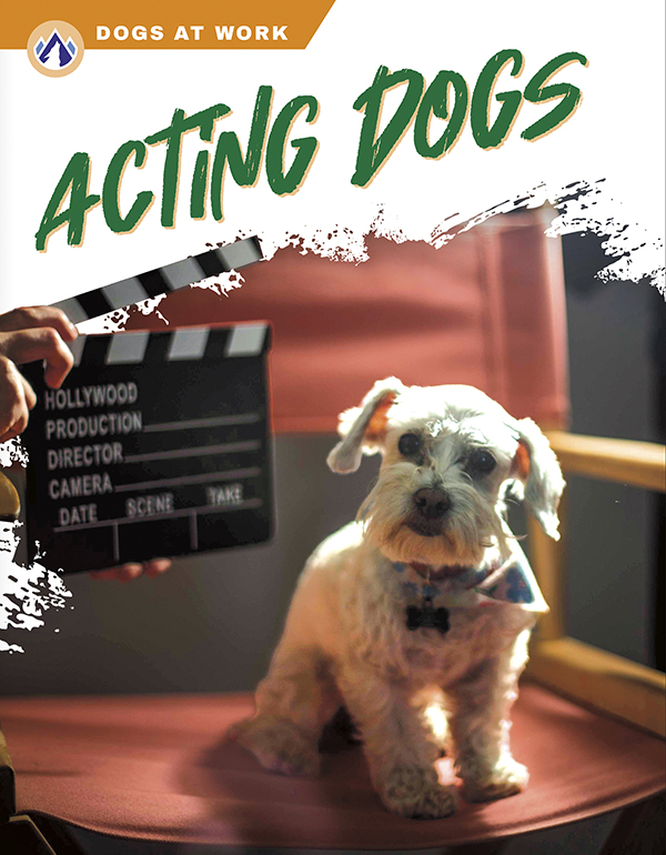 In this book, readers explore how dogs act in films and videos, as well as the skills and training this work requires. Short paragraphs of easy-to-read text are paired with plenty of colorful photos to make reading engaging and accessible. The book also includes a table of contents, fun facts, sidebars, comprehension questions, a glossary, an index, and a list of resources for further reading. Apex books have low reading levels (grades 2-3) but are designed for older students, with interest levels of grades 3-7.