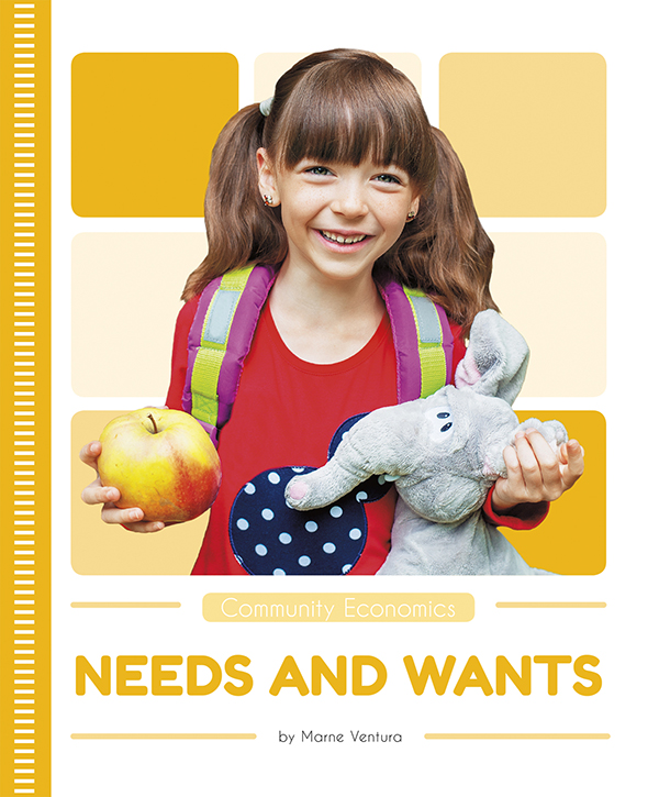 Needs and Wants introduces readers to the differences between needs and wants. Vivid photographs and easy-to-read text aid comprehension for early readers. Features include a table of contents, an infographic, fun facts, Making Connections questions, a glossary, and an index. QR Codes in the book give readers access to book-specific resources to further their learning.