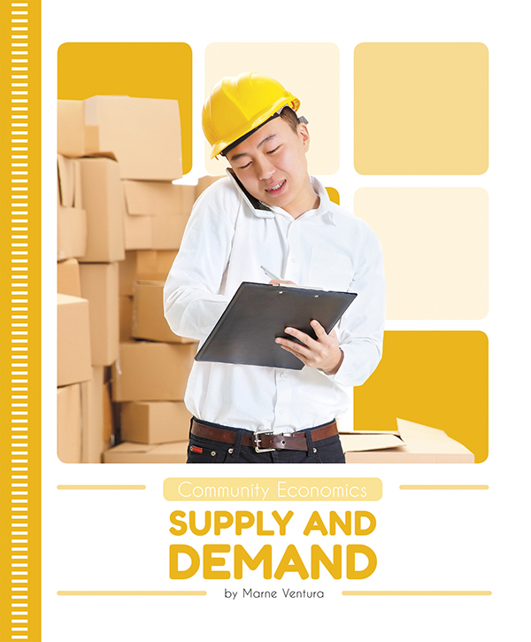 Supply and Demand introduces readers to the concept of supply and demand using familiar examples, such as shopping and holidays. Vivid photographs and easy-to-read text aid comprehension for early readers. Features include a table of contents, an infographic, fun facts, Making Connections questions, a glossary, and an index. QR Codes in the book give readers access to book-specific resources to further their learning.