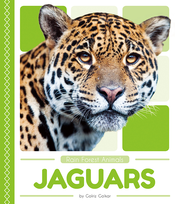This book introduces readers to the largest cat of the Americas: the jaguar. Readers learn about the life cycle, behavior, physical characteristics, and habitat of jaguars. Vivid photographs and easy-to-read text aid comprehension for early readers. Features include a table of contents, an infographic, fun facts, Making Connections questions, a glossary, and an index. QR Codes in the book give readers access to book-specific resources to further their learning.
