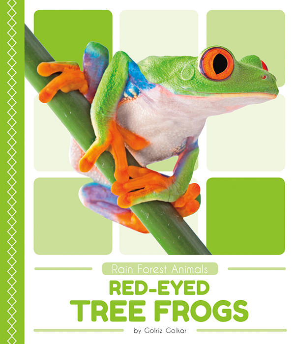 This book introduces readers to one of the most colorful frogs in the world: the red-eyed tree frog. Readers learn about the life cycle, behavior, physical characteristics, and habitat of red-eyed tree frogs. Vivid photographs and easy-to-read text aid comprehension for early readers. Features include a table of contents, an infographic, fun facts, Making Connections questions, a glossary, and an index. QR Codes in the book give readers access to book-specific resources to further their learning.