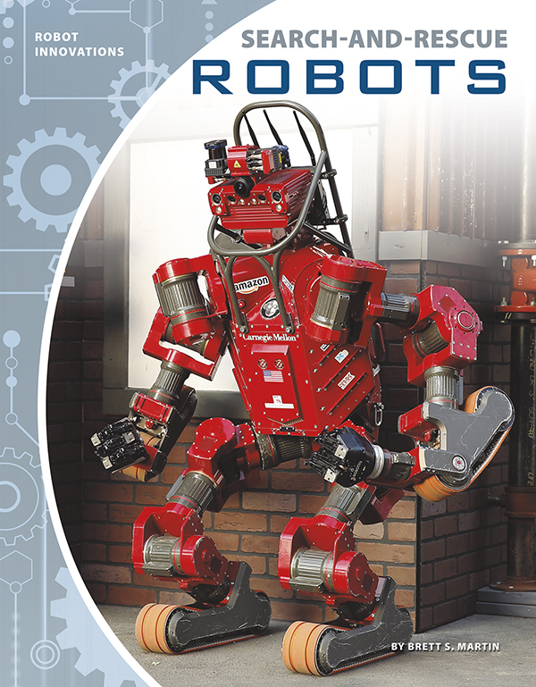 After disasters, robots can help save lives. They search for survivors from their air, climb through piles of rubble, and help human rescue workers stay safe. Search-and-Rescue Robots introduces readers to examples of these robots, the challenges faced by their designers, and the advances that are on the horizon. Easy-to-read text, vivid images, and helpful back matter give readers a clear look at this subject. Features include a table of contents, infographics, a glossary, additional resources, and an index. Aligned to Common Core Standards and correlated to state standards.
