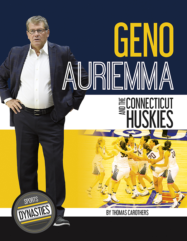 Learn more about coach Geno Auriemma and the record-breaking University of Connecticut women's basketball program. The title features informative sidebars, a timeline, a glossary, and team file filled with awards and records held by team members.