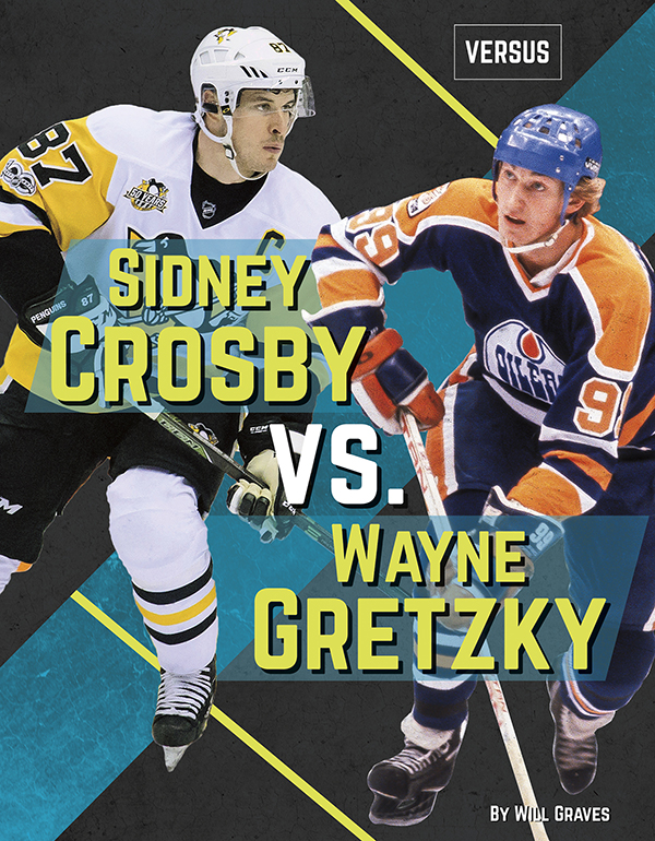 This title compares classic star Wayne Gretzky and contemporary champion Sidney Crosby. From shooting and passing to creativity and leadership, chapters explore and compare each player’s skills on the rink. The title also features end-of-chapter fact boxes for side-by-side player comparison, as well as a glossary. It will be up to the reader to decide who is the all-time hockey hero.
