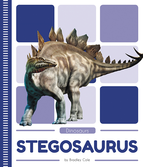 This book introduces readers to the physical characteristics, behavior, habitat, and fossil record of Stegosaurus. Vivid photographs and easy-to-read text aid comprehension for early readers. Features include a table of contents, an infographic, fun facts, Making Connections questions, a glossary, and an index. QR Codes in the book give readers access to book-specific resources to further their learning.