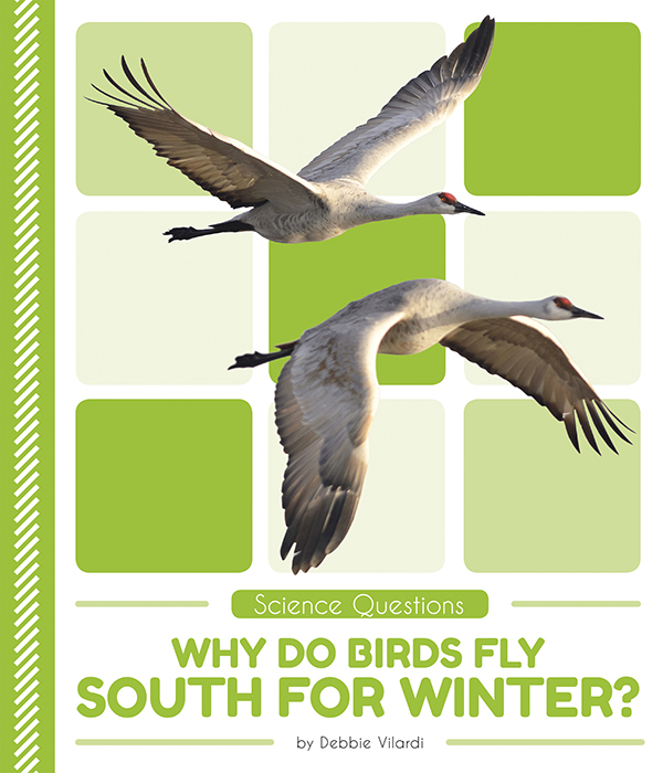 This book introduces readers to the science behind migration. Students learn about the hunger and nesting factors that motivate birds to fly south for the winter and north for the summer. Vivid photographs and easy-to-read text aid comprehension for early readers. Features include a table of contents, an infographic, fun facts, Making Connections questions, a glossary, and an index. QR Codes in the book give readers access to book-specific resources to further their learning.