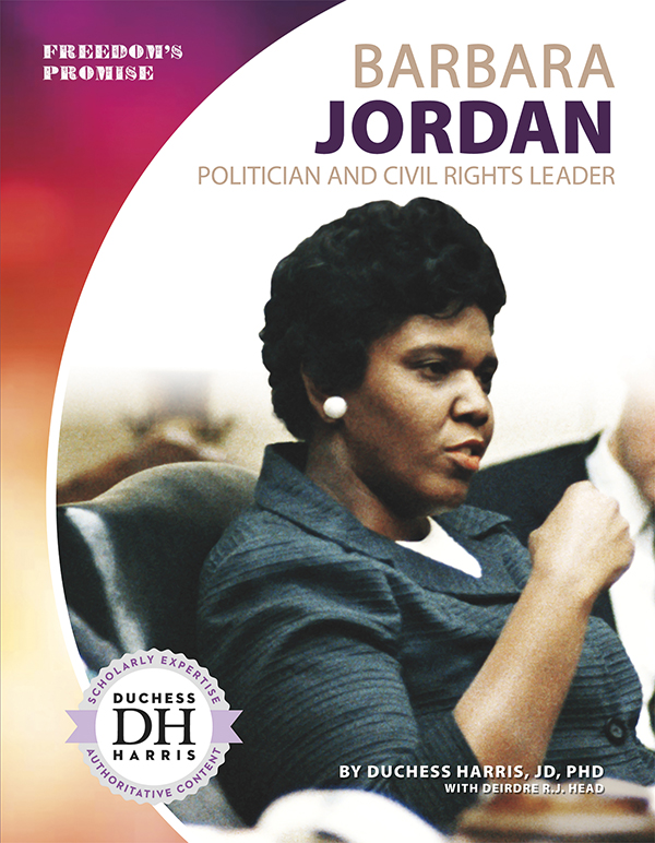 Barbara Jordan’s work as an educator, a lawyer, and a politician helped shape the American civil rights movement. Barbara Jordan: Politician and Civil Rights Leaderexplores her legacy. Easy-to-read text, vivid images, and helpful back matter give readers a clear look at this subject. Features include a table of contents, infographics, a glossary, additional resources, and an index. Aligned to Common Core Standards and correlated to state standards.