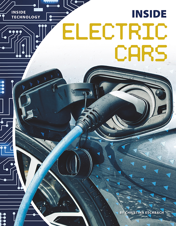 Engineers are designing electric cars to replace public transportation, personal vehicles, and semitrucks—all while powered by electricity instead of fossil fuels. Inside Electric Cars introduces readers to the uses of electric cars, the hardware and software that make electric cars possible, and the future of electric car technology. Easy-to-read text, vivid images, and helpful back matter give readers a clear look at this subject. Features include a table of contents, infographics, a glossary, additional resources, and an index. Aligned to Common Core Standards and correlated to state standards.
