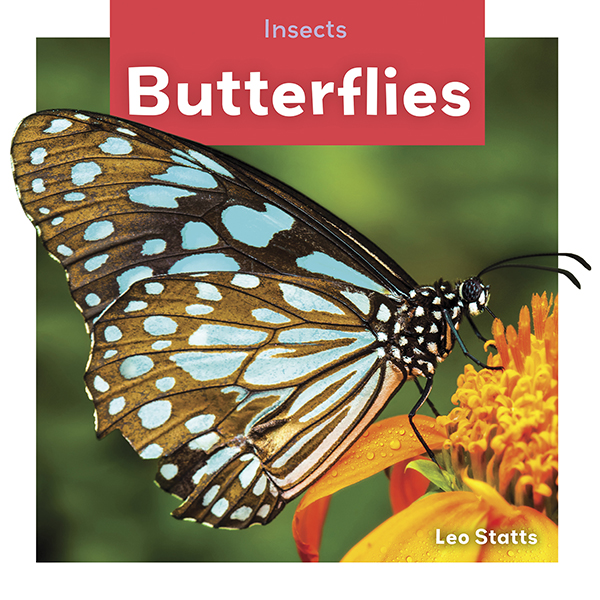 This title focuses on butterflies and gives information related to their bodies, habitats, food, and life cycles. The title is complete with beautiful and colorful photographs, simple text, and a database for added activities. Aligned to Common Core Standards and correlated to state standards. Launch! is an imprint of Abdo Zoom, a division of ABDO.