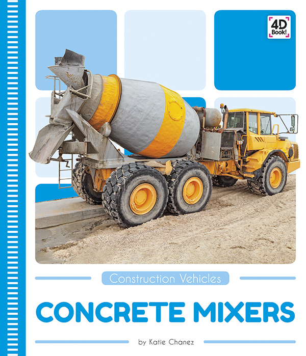 Introduces readers to the purpose and parts of concrete mixers. Vivid photographs and easy-to-read text aid comprehension for early readers. Features include a table of contents, an infographic, fun facts, Making Connections questions, a glossary, and an index. QR Codes in the book give readers access to book-specific resources to further their learning.