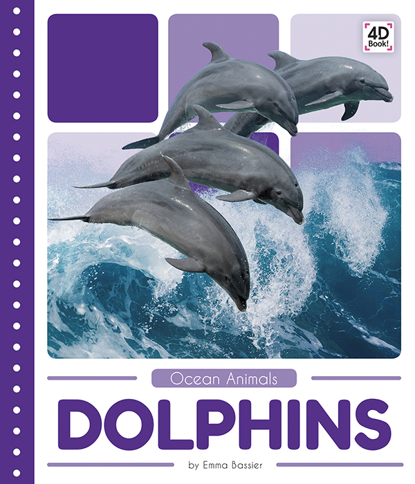 Introduces readers to the life cycle, behavior, physical characteristics, and habitat of dolphins. Vivid photographs and easy-to-read text aid comprehension for early readers. Features include a table of contents, an infographic, fun facts, Making Connections questions, a glossary, and an index. QR Codes in the book give readers access to book-specific resources to further their learning.
