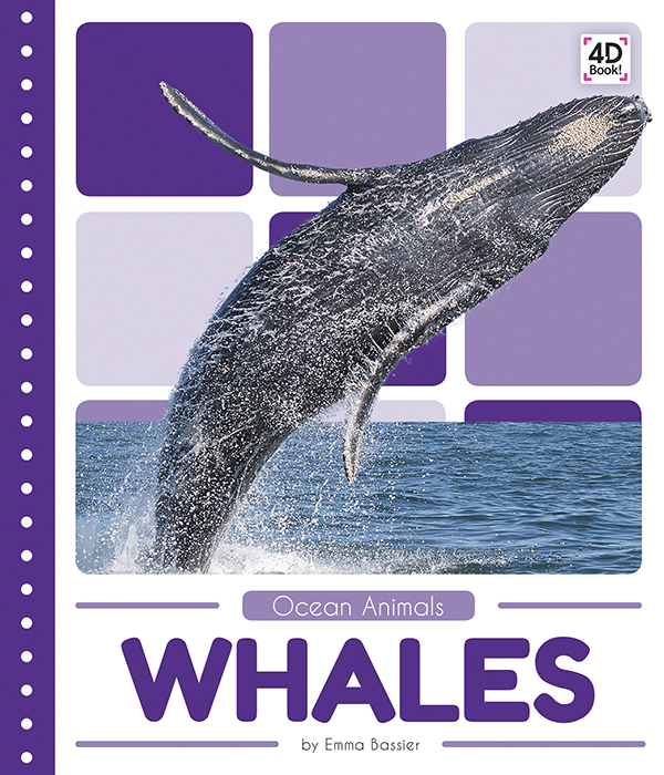Introduces readers to the life cycle, behavior, physical characteristics, and habitat of whales. Vivid photographs and easy-to-read text aid comprehension for early readers. Features include a table of contents, an infographic, fun facts, Making Connections questions, a glossary, and an index. QR Codes in the book give readers access to book-specific resources to further their learning.