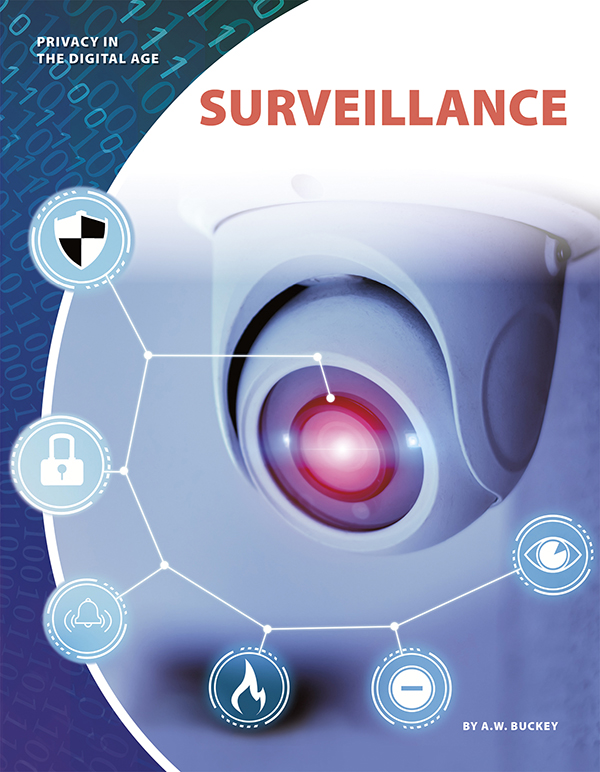 Surveillance is the close observation of a person or a group of people. Governments and organizations surveil people. Surveillance may help find and protect people from threats. But it can also be used to target people. Surveillance explores issues related to surveillance and people’s right to privacy. Easy-to-read text, vivid images, and helpful back matter give readers a clear look at this subject. Features include a table of contents, infographics, a glossary, additional resources, and an index. Aligned to Common Core Standards and correlated to state standards. Core Library is an imprint of Abdo Publishing, a division of ABDO.