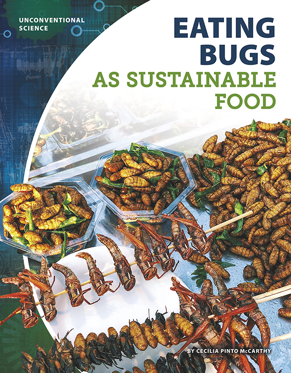 Many people enjoy eating meat. But livestock takes up a lot of land and resources. Bugs take less space, water, and food. They are also more nutritious than meat. Eating Bugs as Sustainable Food looks at the science behind raising and eating bugs and why eating bugs might help feed more people around the world. Easy-to-read text, vivid images, and helpful back matter give readers a clear look at this subject. Features include a table of contents, infographics, a glossary, additional resources, and an index. Aligned to Common Core Standards and correlated to state standards. Core Library is an imprint of Abdo Publishing, a division of ABDO.