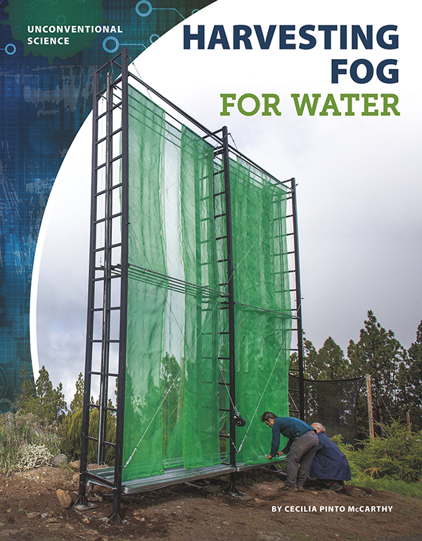 Many people around the world don’t have clean water. Fog often goes unused by people. Fog nets can provide communities with clean, cheap water. Harvesting Fog for Water looks at the science behind the technology and how it can improve the lives of whole communities. Easy-to-read text, vivid images, and helpful back matter give readers a clear look at this subject. Features include a table of contents, infographics, a glossary, additional resources, and an index. Aligned to Common Core Standards and correlated to state standards. Core Library is an imprint of Abdo Publishing, a division of ABDO.
