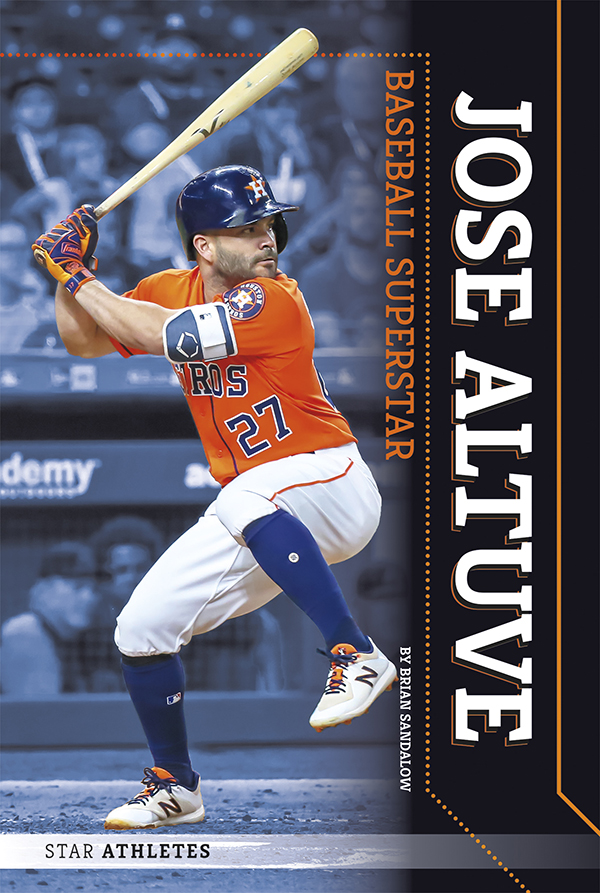 Jose Altuve: Baseball Superstar tells the story of a baseball underdog whose small stature didn’t keep him from winning multiple batting titles, the American League MVP Award, and the World Series with the Houston Astros. Features include a timeline, a glossary, references, websites, source notes, and an index. Aligned to Common Core Standards and correlated to state standards. Essential Library is an imprint of Abdo Publishing, a division of ABDO.