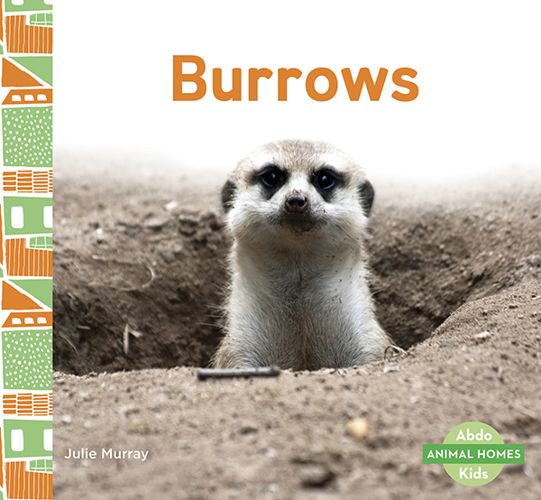 Through simple text and cool photographs, this title gives a brief introduction to what a burrow is and the animals, like rabbits and owls, that live in one. Aligned to Common Core Standards and correlated to state standards. Abdo Kids Junior is an imprint of Abdo Kids, a division of ABDO.