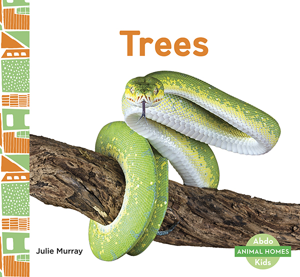 Through simple text and cool photographs, this title gives a brief introduction to what a tree home is and the animals, like monkeys and birds, that live in one. Aligned to Common Core Standards and correlated to state standards. Abdo Kids Junior is an imprint of Abdo Kids, a division of ABDO.