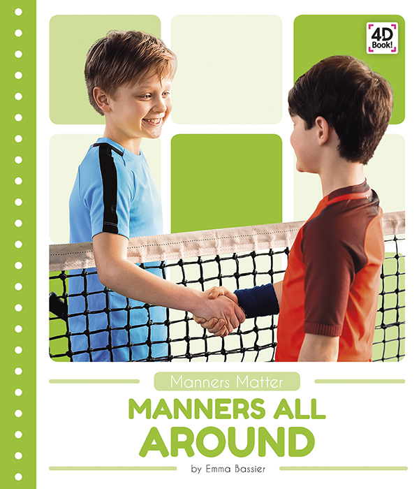 Offers a friendly explanation of good manners to use in daily life, such as meeting new people. Vivid photographs and easy-to-read text aid comprehension for early readers. Features include a table of contents, Making Connections questions, a glossary, and an index. A QR Code in each chapter gives readers access to additional online resources further their learning.
