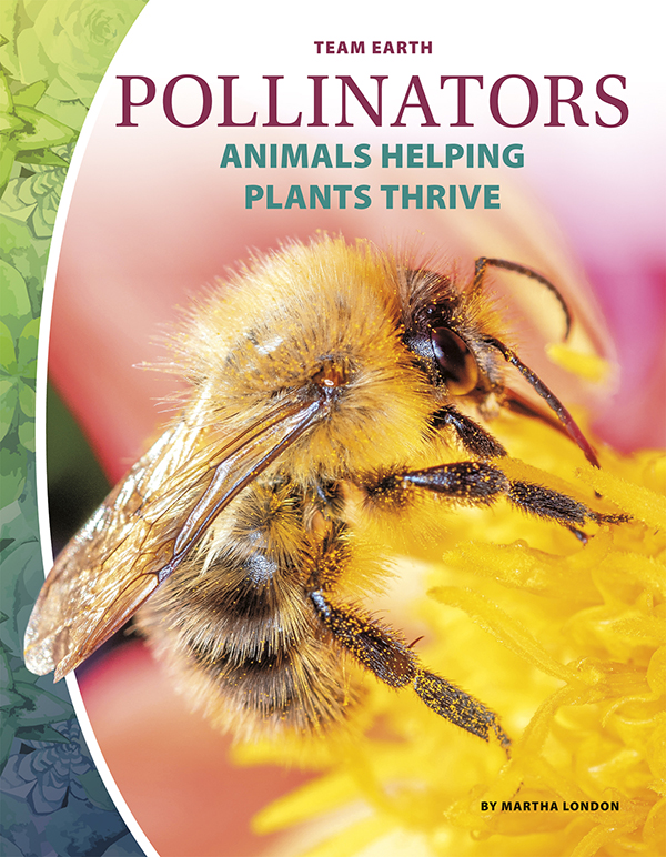 Many animals move pollen from one flower to another. This helps flowers make seeds to grow new plants. Pollinators: Animals Helping Plants Thrive looks at how pollinators make the world a better place, as well as the threats they face and how people can protect them. Easy-to-read text, vivid images, and helpful back matter give readers a clear look at this subject. Features include a table of contents, infographics, a glossary, additional resources, and an index. Aligned to Common Core Standards and correlated to state standards. Core Library is an imprint of Abdo Publishing, a division of ABDO.