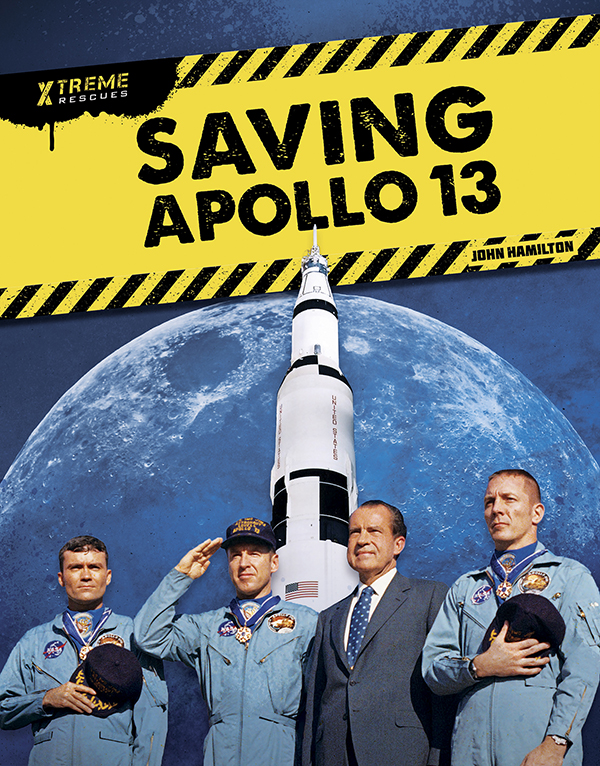 This title introduces readers to the skills and technology that came together to help bring the Apollo 13 crew home after the command module was knocked out two days into the mission. Simple text and incredible close-up photographs focus on the amazing rescue work. This title also features details about what to do if readers find themselves in a similar situation, surprising facts, and quotes from the rescuers and the rescued. Aligned to Common Core Standards and correlated to state standards.
