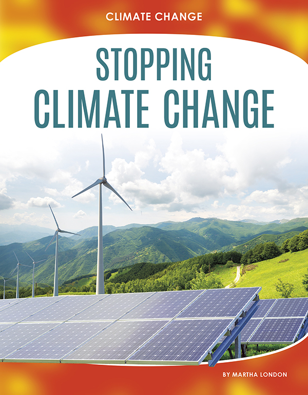 It’s up to people to put an end to climate change. But there are many things that must be done before climate change will slow. Stopping Climate Change examines the many ways people must act to stop greenhouse gas emissions, from watching their diets to adding green spaces to cities. Easy-to-read text, vivid images, and helpful back matter give readers a clear look at this subject. Features include a table of contents, infographics, a glossary, additional resources, and an index. Aligned to Common Core Standards and correlated to state standards. Core Library is an imprint of Abdo Publishing, a division of ABDO.