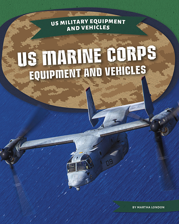 This title introduces readers to vehicles and equipment used by the US Marine Corps, from Amphibious Assault Vehicles to night-vision goggles. The title features informative sidebars, exciting photos, a fast facts summary, a glossary, and an index. Kids Core is an imprint of Abdo Publishing Company.