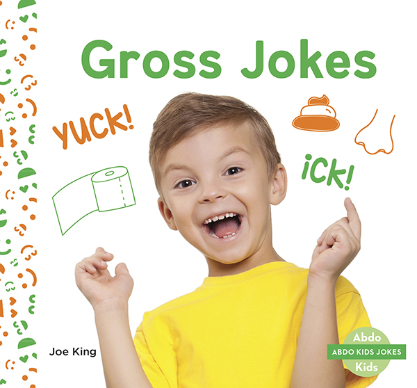 Little readers will have lots to laugh about when they check out these gross jokes. Each page features a few silly, age-appropriate jokes alongside great images. The backmatter includes a list of joke-telling tips and a picture glossary. Aligned to Common Core Standards and correlated to state standards.