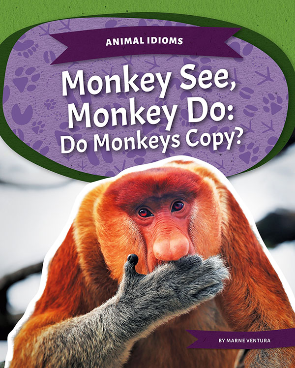Do monkeys copy? This title dives into monkeys' and apes' unique traits, behaviors, and characteristics and examines the truth behind the idiom monkey see, monkey do. Easy-to-read text, vivid and colorful images and graphics, and helpful text features gives readers a clear look into this subject.