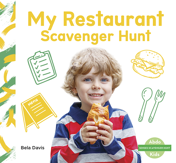 This title brings a twist to the usual scavenger hunt. Instead of just finding objects, readers will be asked to use all their senses when checking things off their lists! My Restaurant Scavenger Hunt focuses on finding things in a restaurant and helps readers see, hear, feel, smell, and taste the world around them. Aligned to Common Core Standards and correlated to state standards.