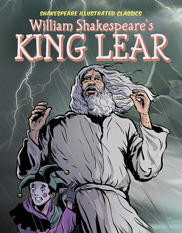 As King Lear tries to split his kingdom among his three daughters, the chaos and mistrust that ensue drive him mad. Includes discussion prompts, fun facts, a short biography of Shakespeare, and famous phrases from the play. Aligned to Common Core standards and correlated to state standards.