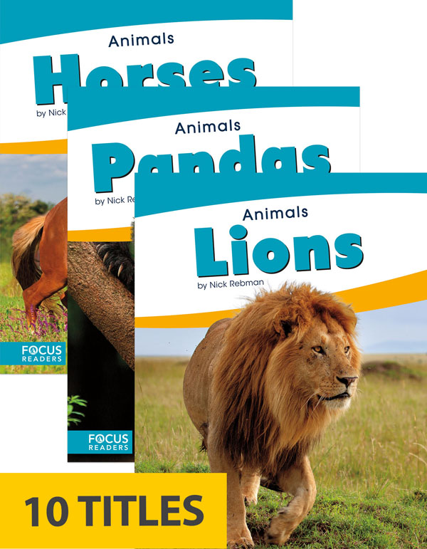 This series introduces early readers to some of the world’s most fascinating animals. With simple text and vibrant photos, each book helps readers learn about the animal’s appearance, behavior, diet, and more.