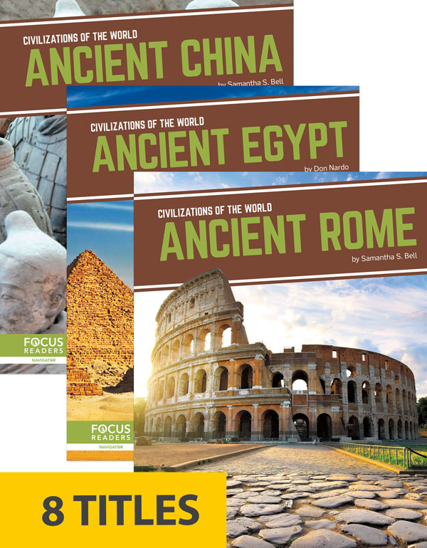 This series introduces readers to some of the world's greatest civilizations, focusing on what daily life was like for the people who lived there. Colorful spreads give readers an accessible overview of each civilization's government, religion, and social structure, as well as the leaders and events that contributed to its lasting impact.