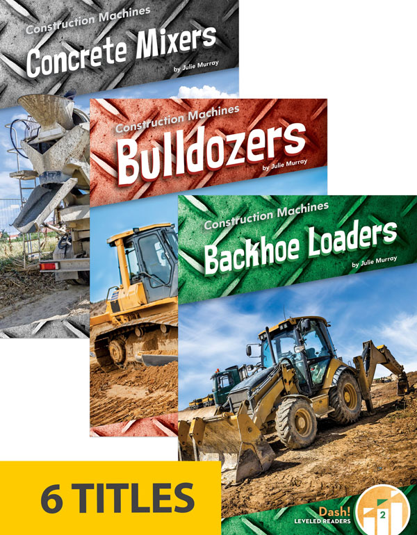 Books about cool construction machines are always picked up by readers. But these titles are written for readers who are getting a bit more comfortable with new words and harder, but still simple, sentence structures. This title will challenge beginning readers to take on more and help emerging readers move to the next level. This series is at a Level 2 and is written specifically for emerging readers.