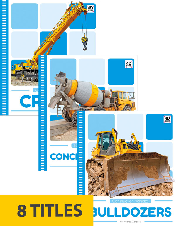 This series introduces early readers to the most recognizable construction vehicles. From cranes to dump trucks, each book details the purpose and parts of each vehicle. Through critical thinking questions and fun facts, students will gain a better appreciation for the role of these vehicles in building. Aligned to Common Core Standards and correlated to state standards. Pop! is an imprint of Abdo Publishing, a division of ABDO.