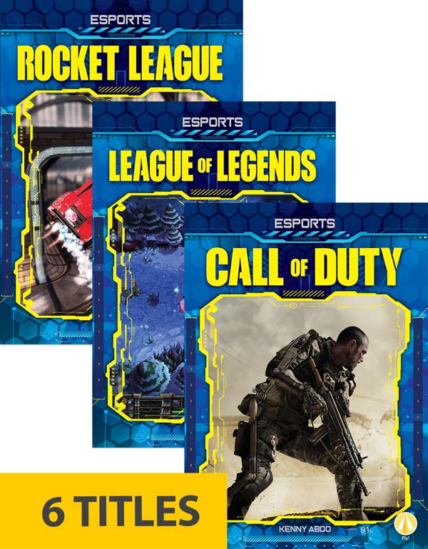 Log in and learn about the exciting world of esports with these thrilling and informative books. Readers will learn about the history, league highlights, and top teams for games like Fortnite, Rocket League, and NBA 2K! With easy text and breathtaking photos, these hi-lo books will make any kid game to read more! Aligned to Common Core standards & correlated to state standards.