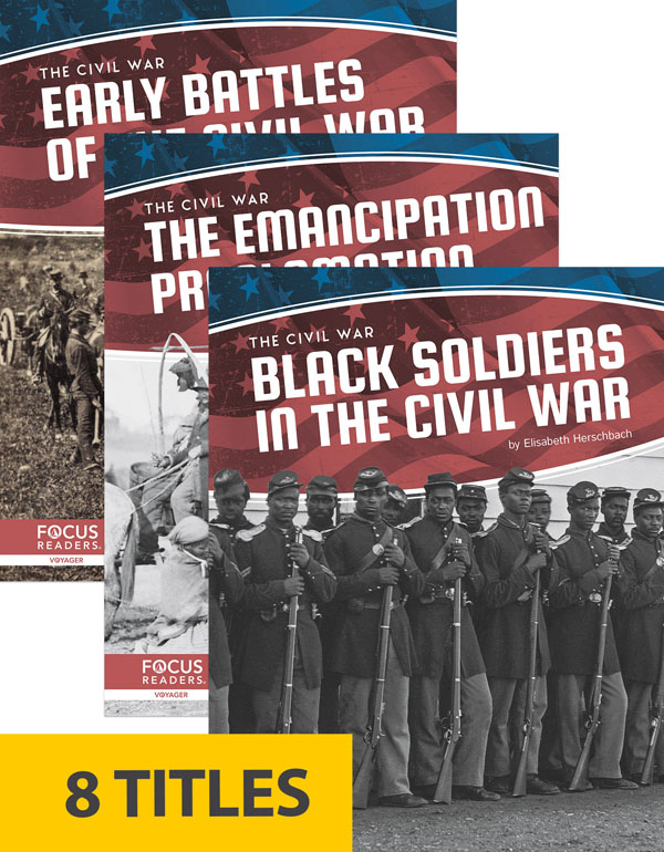 The Civil War is one of the most complicated and controversial events in US history. This series focuses on key events and ideas that shaped the course of the war and its aftermath. Each title gives readers an up-close look at one topic, explaining the historical context it emerged from as well as how it impacted the future.