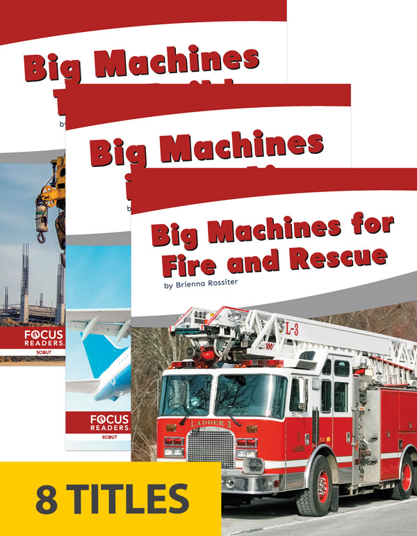 People have created all kinds of vehicles and machines. Each one has different parts and does different jobs. This series introduces early readers to several big and impressive machines, as well as the ways people use them.