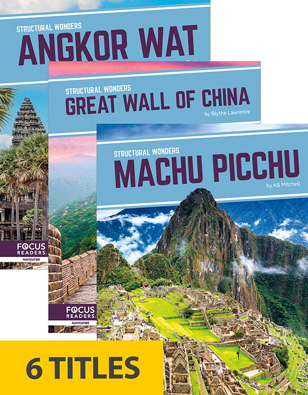 This fascinating series provides an up-close look at some of the most incredible architectural wonders of past centuries. Young readers will learn about the history and construction of each structure, as well as what the site is like today. Each book also features informative sidebars, a 