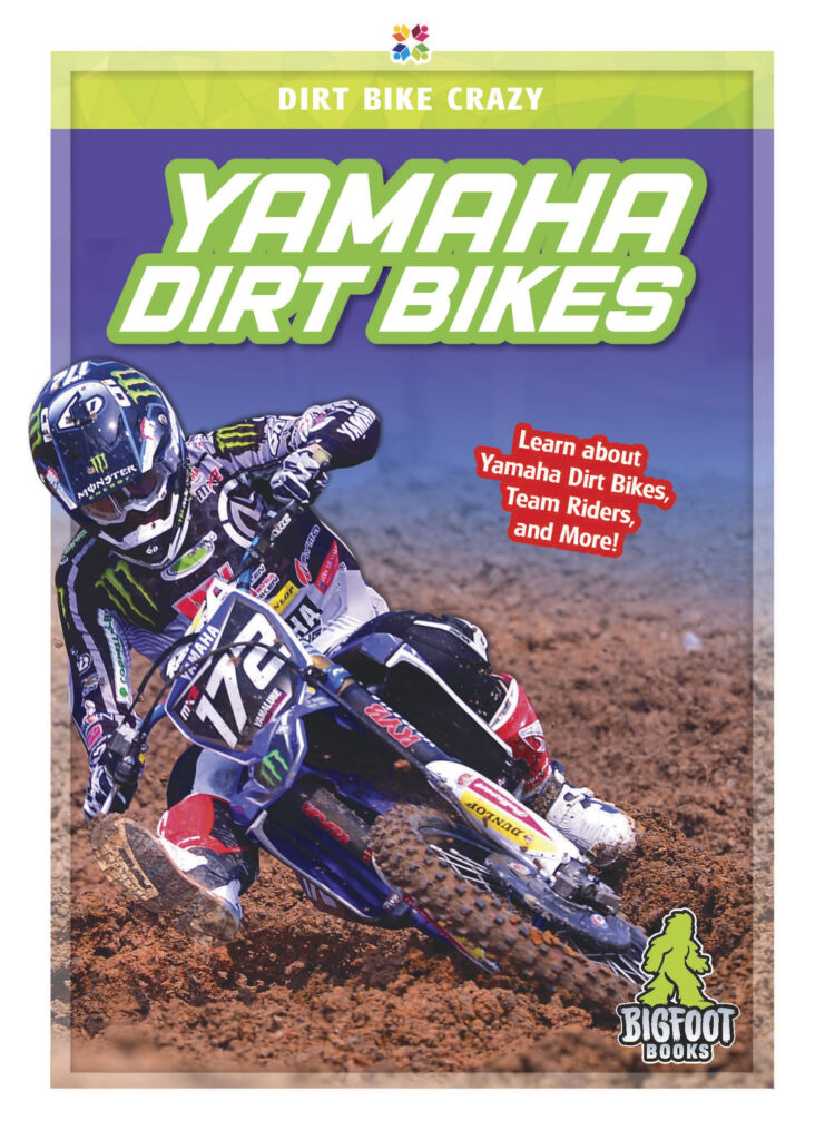 This title introduces readers to the features, brand history, and sponsored motocross athletes of Yamaha dirt bikes. This title includes informative sidebars, detailed infographics, vivid photos, and a glossary.