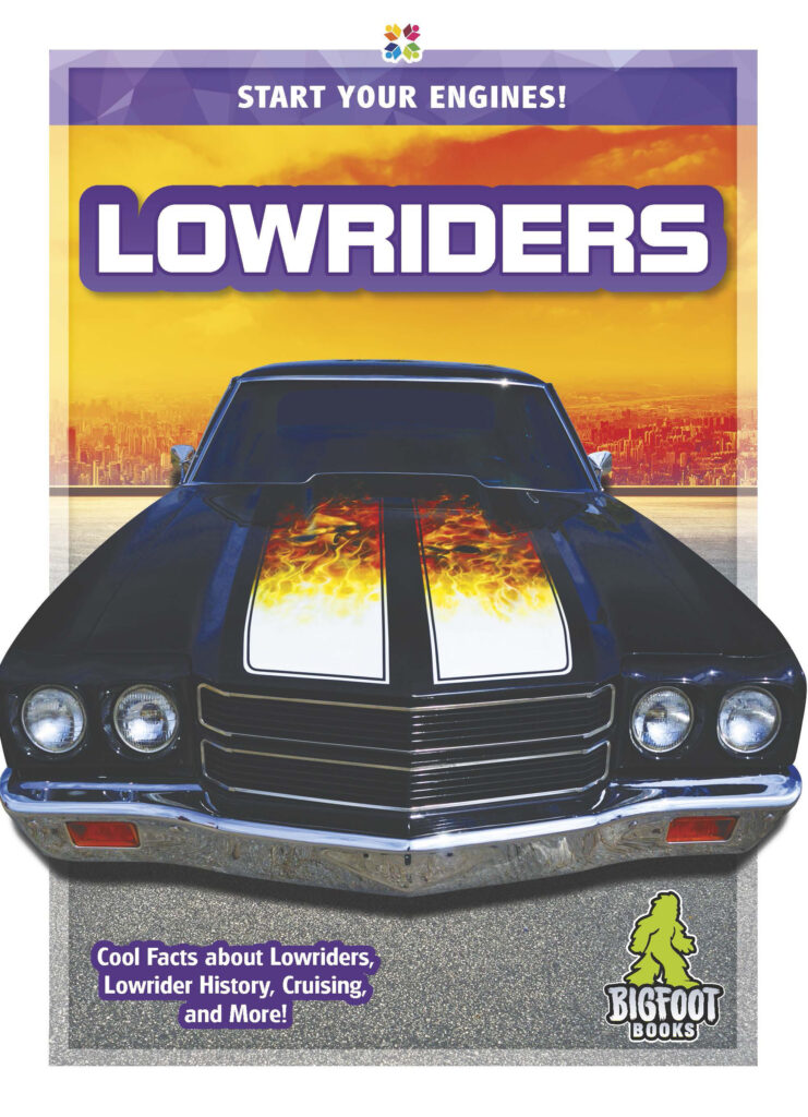 This title introduces readers to the defining characteristics, history, mechanics, and uses of lowriders. The title features engaging infographics, informative sidebars, vivid photographs, and a glossary.