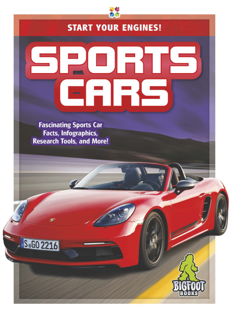 This title introduces readers to the defining characteristics, history, mechanics, and uses of sports cars. The title features engaging infographics, informative sidebars, vivid photographs, and a glossary.