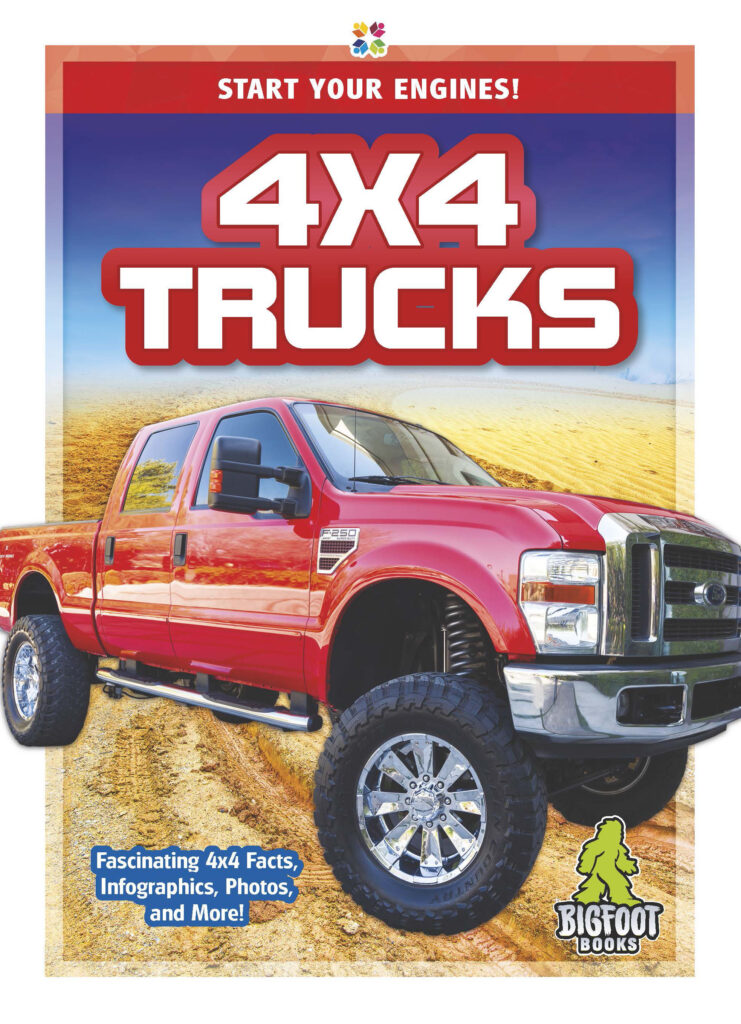This title introduces readers to the defining characteristics, history, mechanics, and uses of 4x4 trucks. The title features engaging infographics, informative sidebars, vivid photographs, and a glossary.
