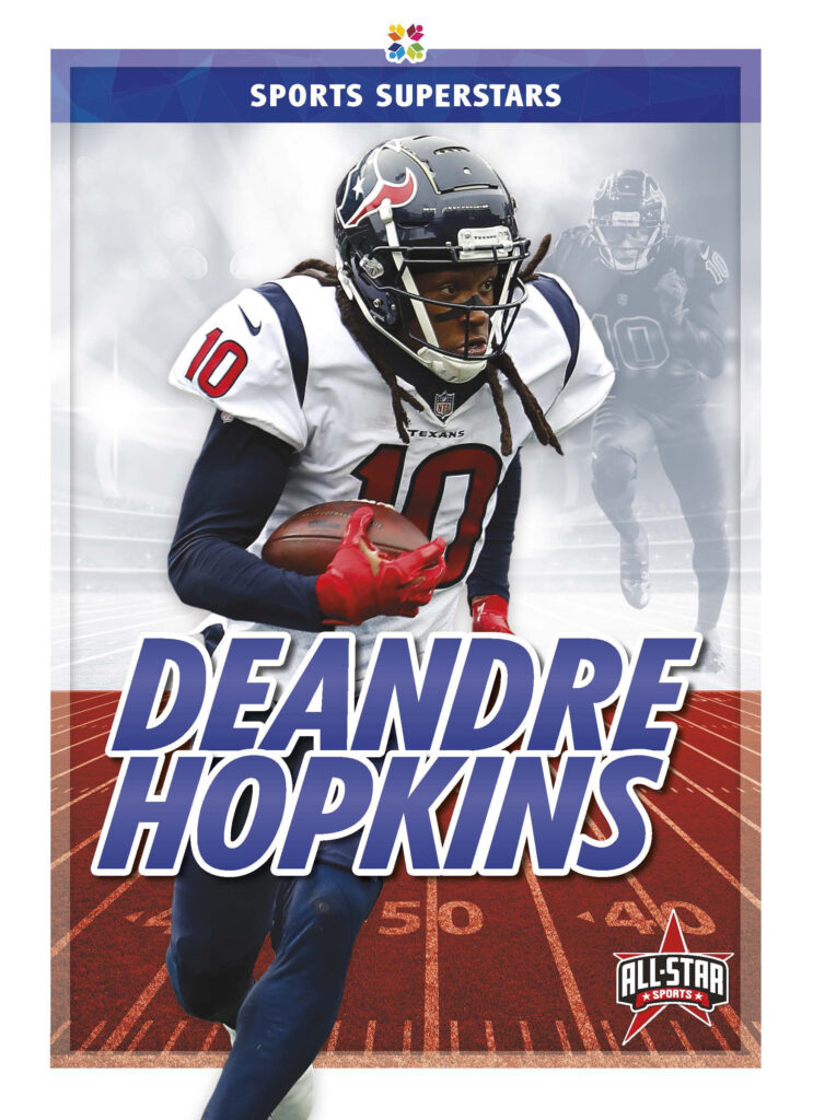 This title introduces readers to DeAndre Hopkins, covering his early life, career, and life off the field. This title features informative sidebars, detailed infographics, vivid photos, and a glossary.