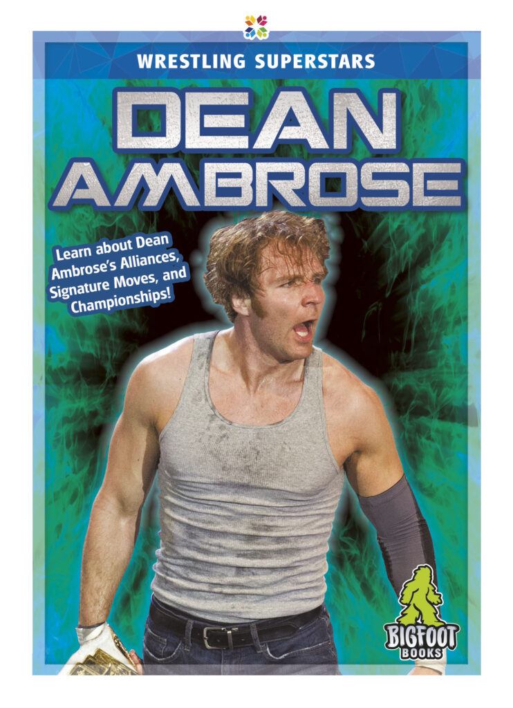 This title introduces readers to wrestler Dean Ambrose, covering his early life, wrestling career, skills, and signature moves. The title features informative sidebars, engaging infographics, vivid photographs, and a glossary.