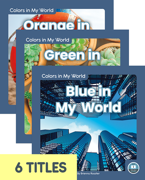 From blue sky to green plants, colors are all around us every day. This fun series helps young readers spot the different colors in the places they live. Each book includes easy-to-read text and vibrant photos, making it a great choice for beginning readers.