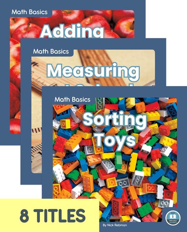 Counting, adding, and measuring are valuable skills that all children must learn. This informative series uses high-interest topics to guide young readers through a variety of math basics. Each book includes easy-to-read text and vibrant photos, making this series a great choice for beginning readers.