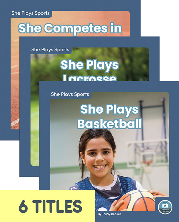 Girls make great athletes, and this engaging series showcases girls playing six popular sports. Each book discusses the necessary equipment and location of one sport and highlights action from the game, match, or meet. Each book includes simple text and vibrant photos, making this series a perfect choice for beginning readers. Each book also has a table of contents, picture glossary, and index. This Little Blue Readers series is at Level 2, aligned to reading levels of grades K-1 and interest levels of grades PreK-2.