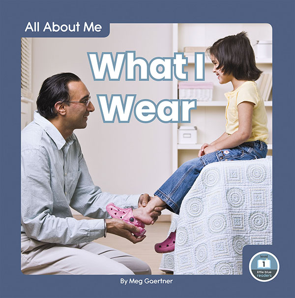 This title invites readers to explore what they wear. Simple text, straightforward photos, and a photo glossary make this title the perfect primer on clothing.