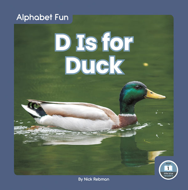 This fun book introduces readers to several words that start with the letter D. Vibrant photos closely match the text to build vocabulary. The book also includes a table of contents, a picture glossary, and an index. This Little Blue Readers title is at Level 1, aligned to reading levels of grades PreK–1 and interest levels of grades PreK–2.